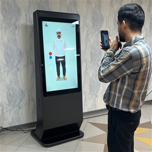 اجاره کیوسک لمسی طرح گلکسی 43 اینچ